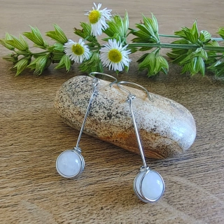 Náušnice Třešničky jadeitové